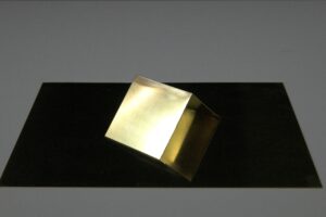 Thin brass sheet welded