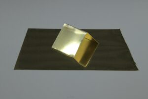 Very thin brass sheet welded overview